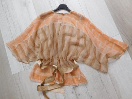 Hnedá blúzočka na plavky, m