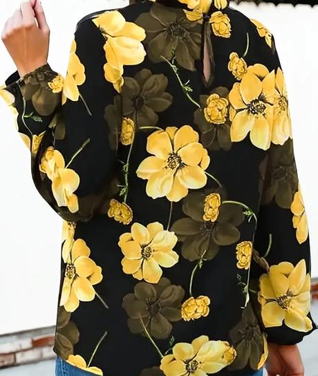 Blúzka s kvetinovou potlačou, xl