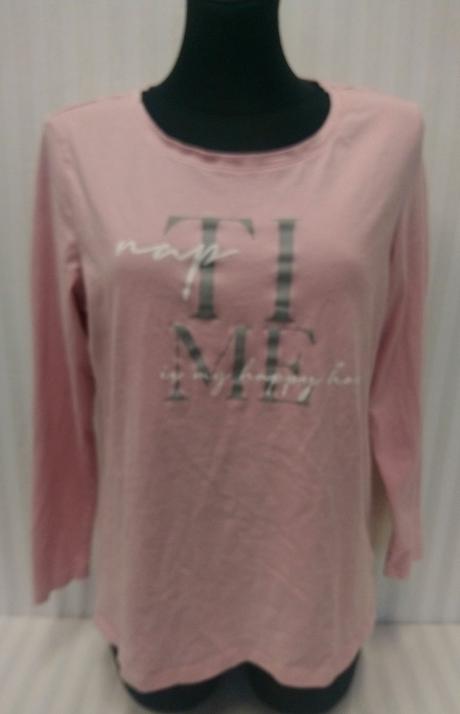 Dámsky ružový top s motívom, blue motion, l, l