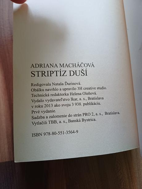 Adriana macháčová - striptíz duší, 