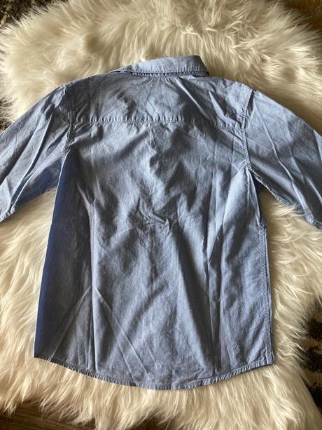 Košeľa s bodkami, h&m,128