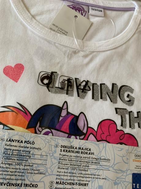 Tričko my little pony, 122 / 128