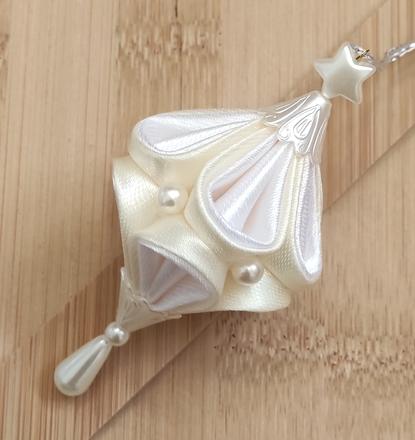 Saténová kvapka dvojfarebná, 