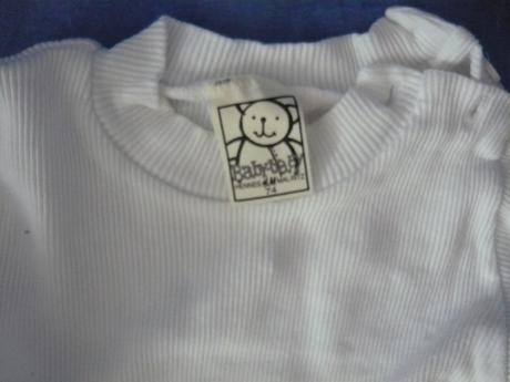 Biely nátelníček, h&m,74