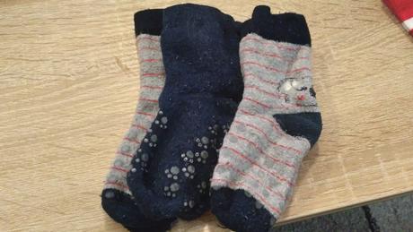 Ponožky protišmykové teplé č.19/22 3ks, lupilu,19