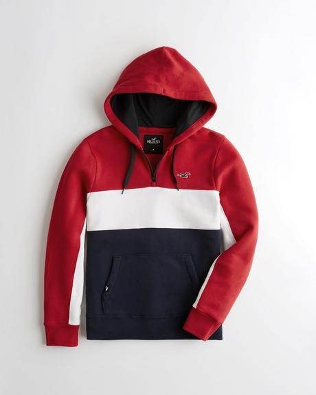 Mikinka s kapuckou hollister vel.m, abercrombie&fitch,m