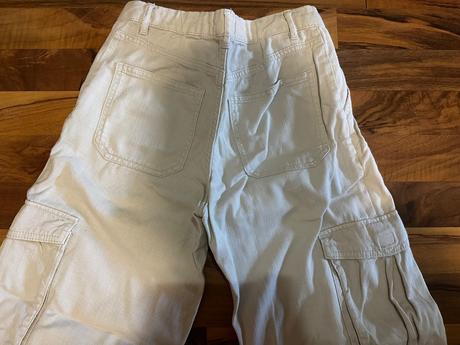Kapsáčové béžové nohavice, lindex,164