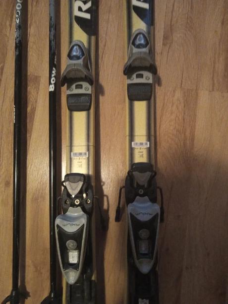 Lyze 140 cm rossignol, viazanie rossignol + palice, rossignol,140-149 cm