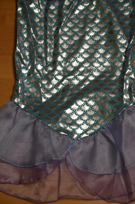 Kostým šaty malá morská panna víla ariel + doplnky, 