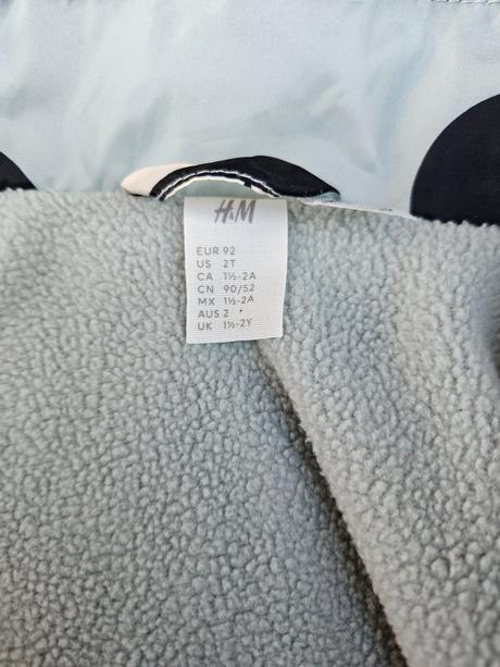 Prechodna bunda h&m mickey mouse, h&m,92