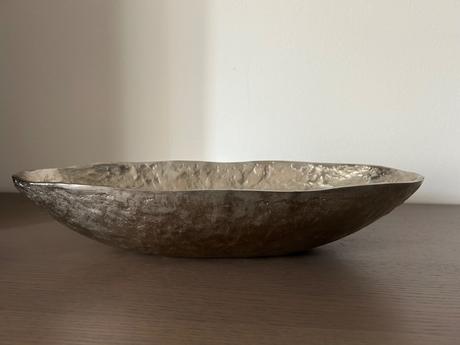 Dekoračná miska strieborná, 