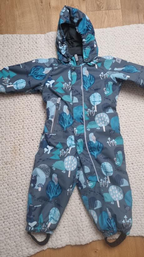 Zimny tyrkysovy overal reima puori ako novy, reima,92