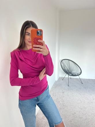 Ružový top, zara,m