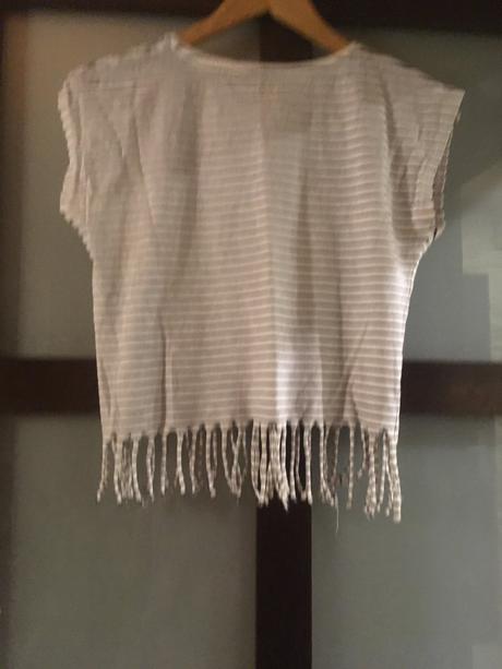 Tricko so strapcami, nutmeg,164