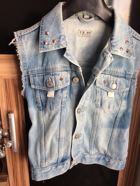 Denim vestička, xs