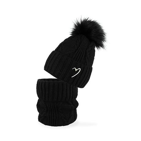 Dievčenská a dámska čiapka s nákrčníkom ajs 50238, ajs,56 / 58