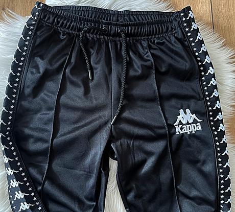 Dámske čierne tepláky/tepláky kappa, kappa,m