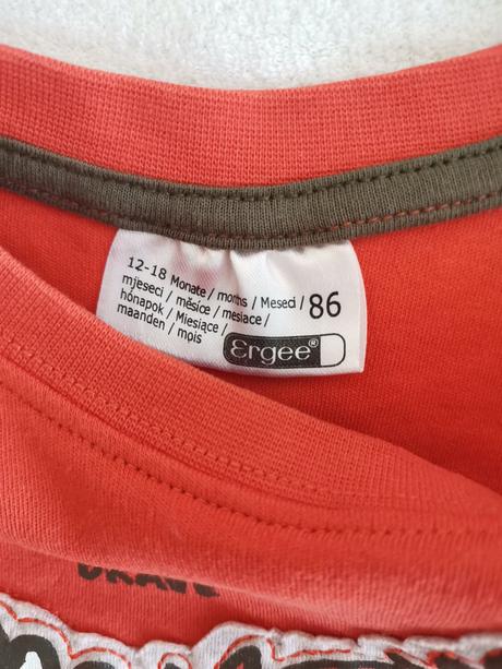 Tričko s dlhým rukávom, ergee,86