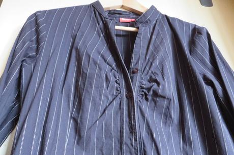 2x predĺžená blúzka - veľ.40 - m/l - čierna+béžová, promod,40