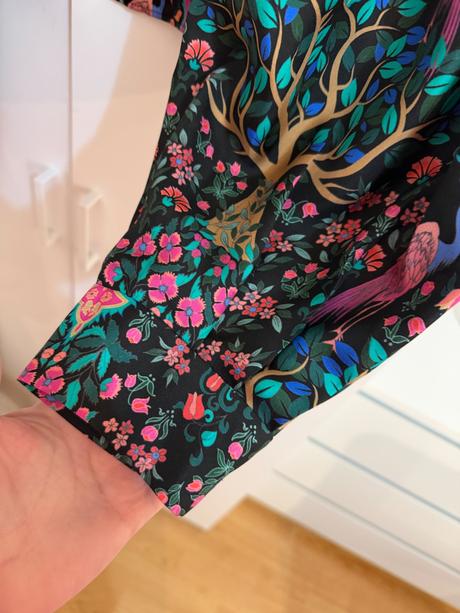 Luxusná hodvábna blúzka sandro paris, s / xs