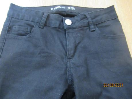 Krásne čierne rifle 158/164, 158