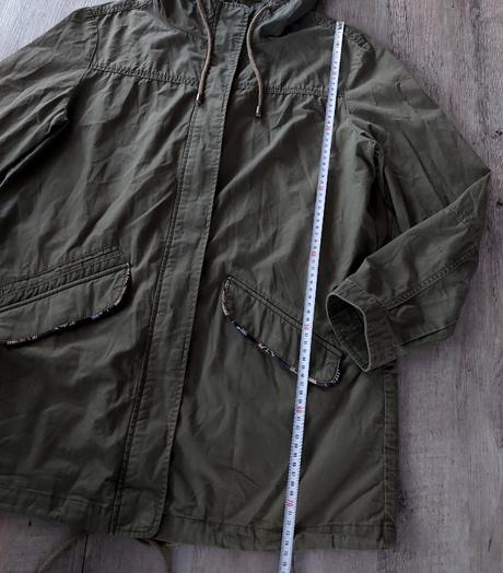 Olivová tenká bunda, clockhouse,xl