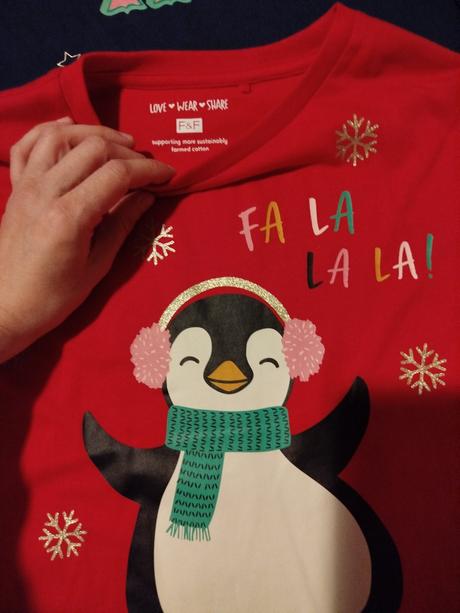 Predám vianočné tričká č.122, f&f,122