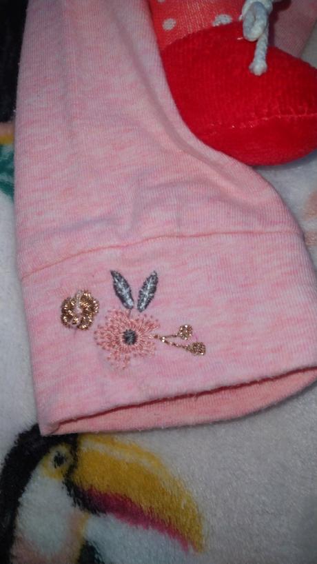 Tenké legínky s výšivkou, f&f,92