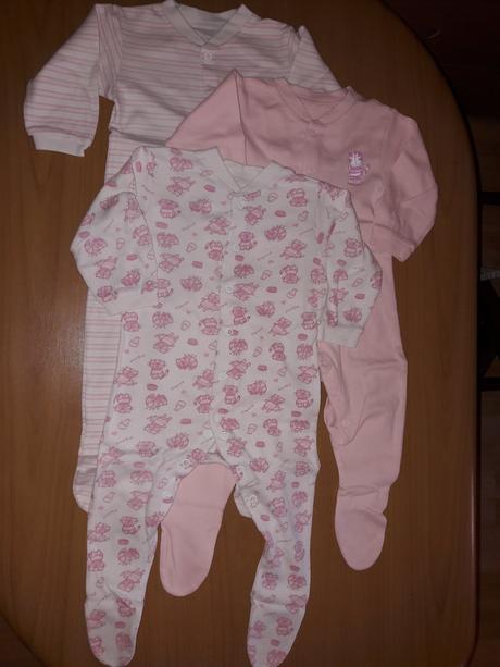 Dojčenské body s dlhým rukávom, tesco,86