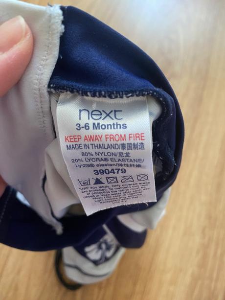 Plavkove tricko s uv, next,62