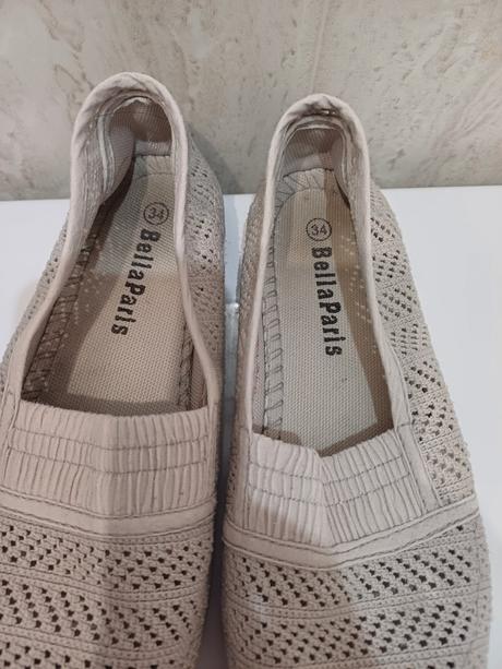Bella paris latkove balerinky, espadrilky, 34