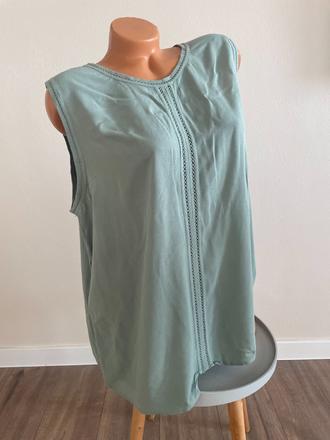 Bledo zelený viskózový top, s.oliver, s.oliver,xxl