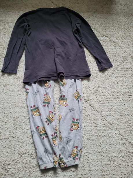 Pyžamo lindex motív hamburger, lindex,128