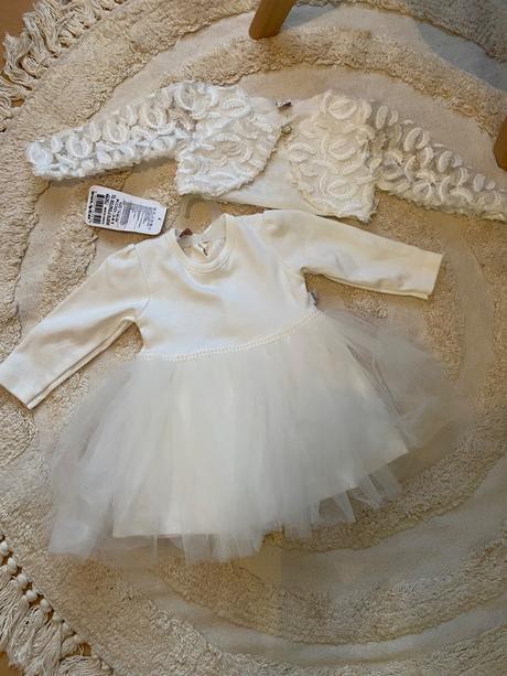 Šaty s bolerkom na krst, oslavu, svadbu, 74