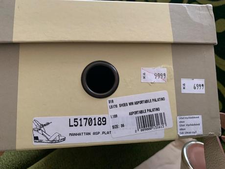 Sandále na platforme, 36