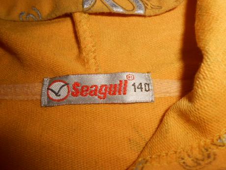 Žltá mikina veľ.140(vhodná skor pre veľ.146/152, 140