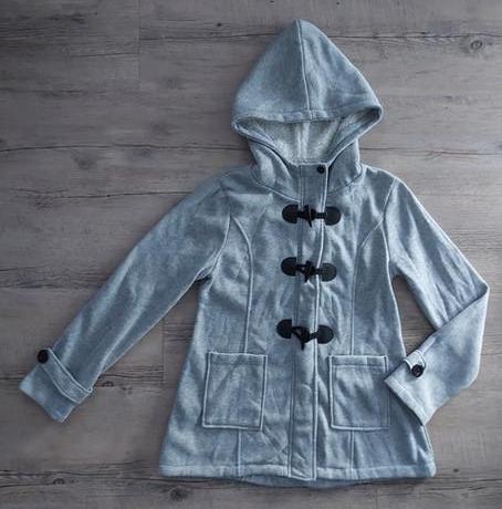 Sivý mikinový kabátik, s