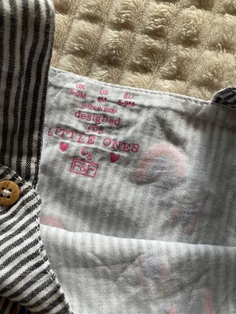 Pásikavé dúhové šaty, f&f,74