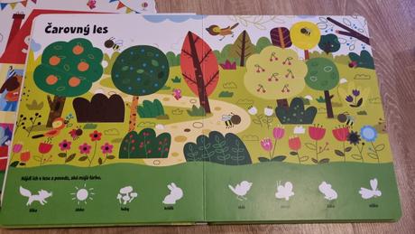 Okienkove knihy usborne farby, tvary, čísla, 