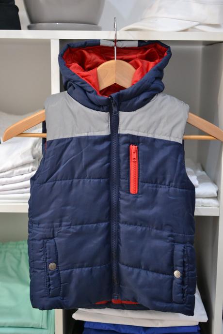 Detská zateplená vesta 116, 116