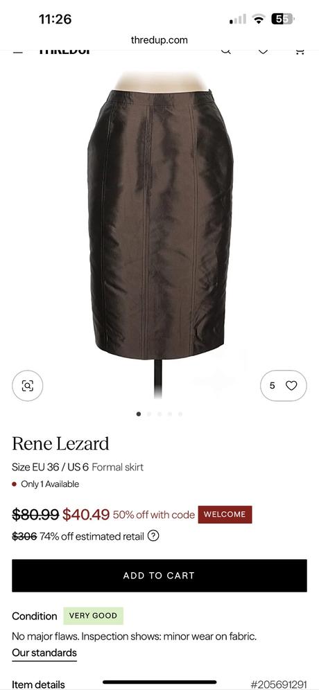 René lezard premium puffy winter skirt sukňa it40, s