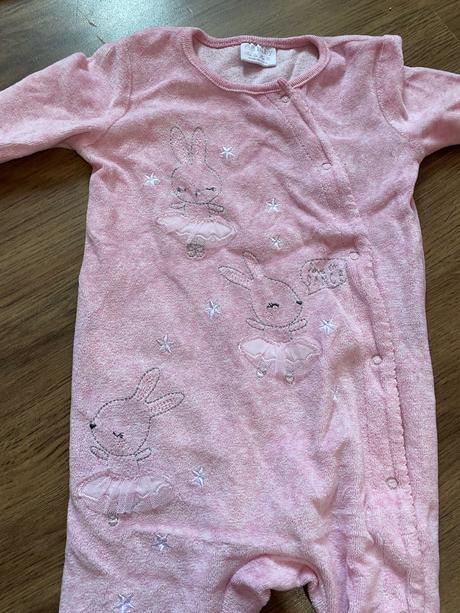 Velúrové teplejšie pyžamko, f&f,80