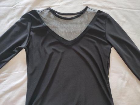 Elegantné tričko so sieťovinou, m