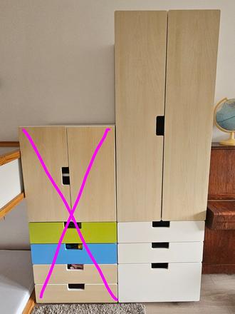 Ikea stuva šatníková skriňa,