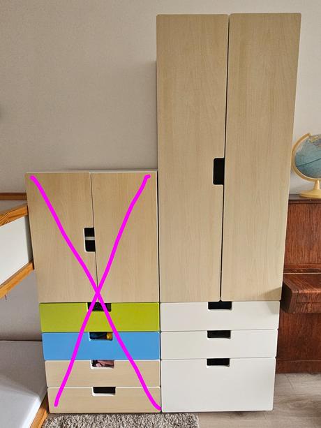 Ikea stuva šatníková skriňa,