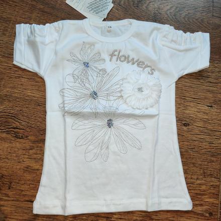 Tričko s kvetinou, 110