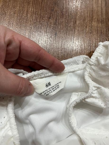 Biele minišaty h&m, h&m,146