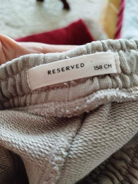 Bavlnené nohavice wide leg, reserved,158