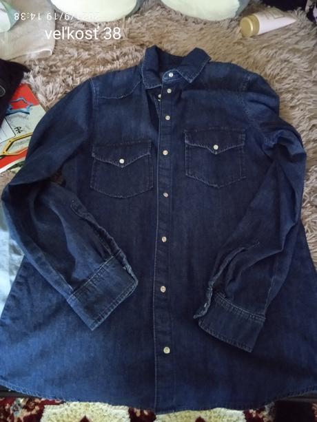 Riflové košeľa, c&a,38