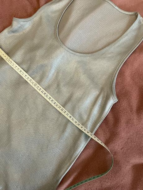 Strieborny top, zara,m